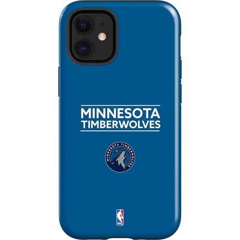 NBA Minnesota Timberwolves Standard - Blue iPhone 12 Mini Impact Case