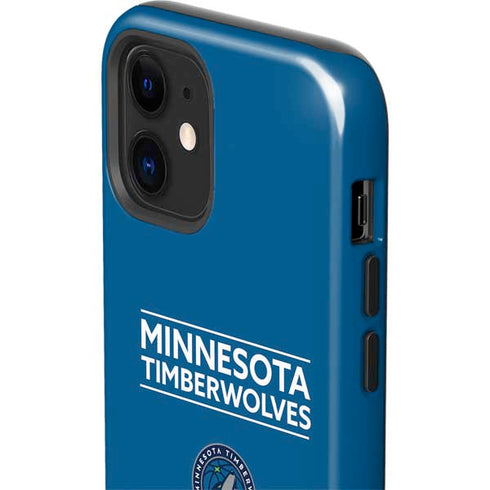 NBA Minnesota Timberwolves Standard - Blue iPhone 12 Mini Impact Case
