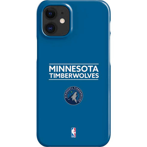 NBA Minnesota Timberwolves Standard - Blue iPhone 12 Mini Lite Case