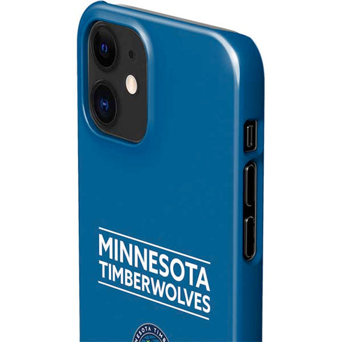 NBA Minnesota Timberwolves Standard - Blue iPhone 12 Mini Lite Case