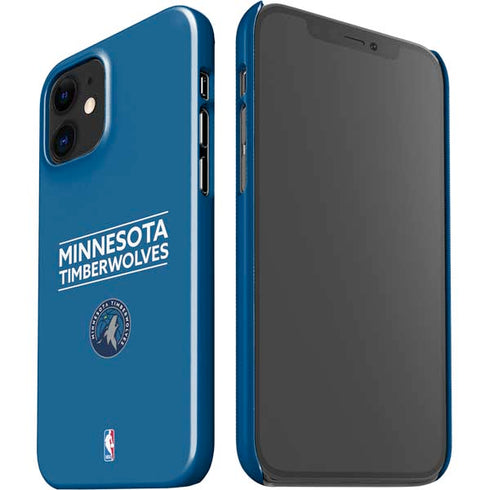 NBA Minnesota Timberwolves Standard - Blue iPhone 12 Mini Lite Case