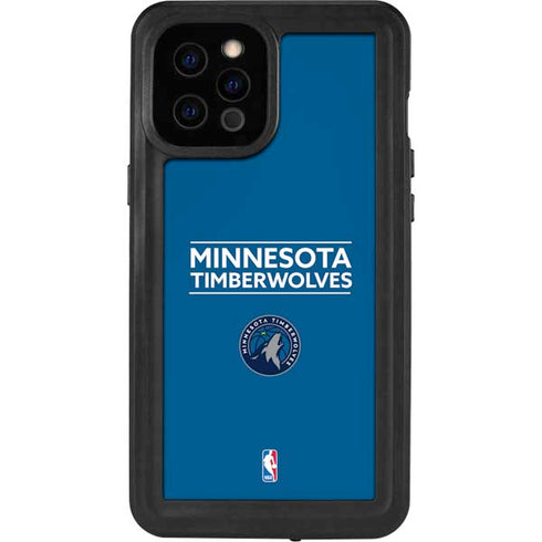 NBA Minnesota Timberwolves Standard - Blue iPhone 12 Pro Max Waterproof Case