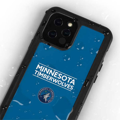 NBA Minnesota Timberwolves Standard - Blue iPhone 12 Pro Waterproof Case