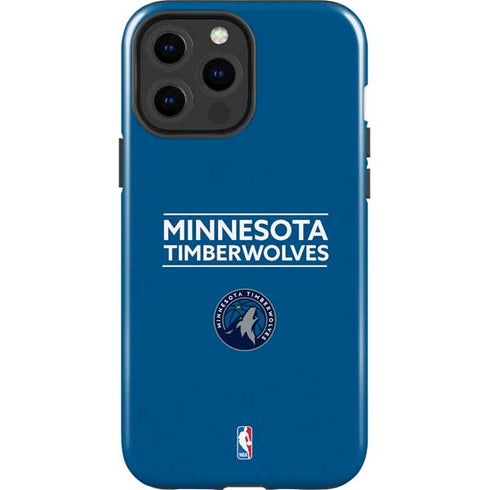 NBA Minnesota Timberwolves Standard - Blue iPhone 13 Pro Max Impact Case
