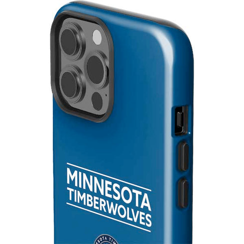 NBA Minnesota Timberwolves Standard - Blue iPhone 13 Pro Max Impact Case