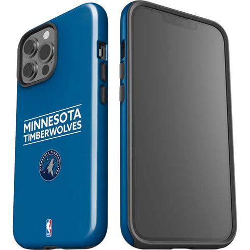 NBA Minnesota Timberwolves Standard - Blue iPhone 13 Pro Max Impact Case