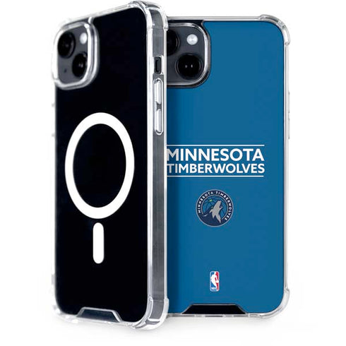 NBA Minnesota Timberwolves Standard - Blue iPhone 15 Plus MagSafe Case
