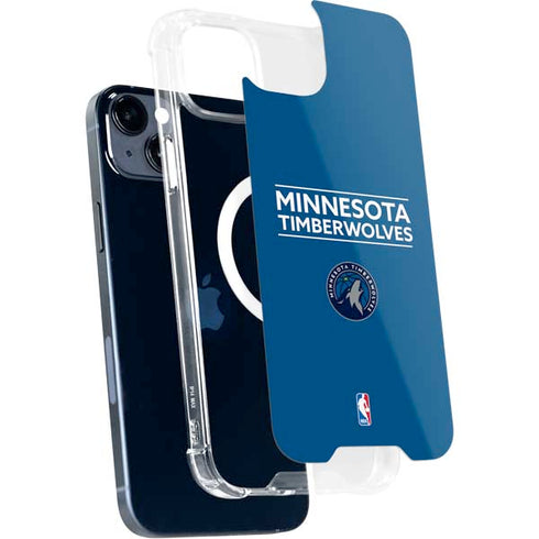 NBA Minnesota Timberwolves Standard - Blue iPhone 15 Plus MagSafe Case