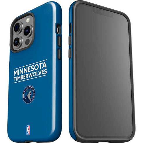 NBA Minnesota Timberwolves Standard - Blue iPhone 15 Pro Impact Case