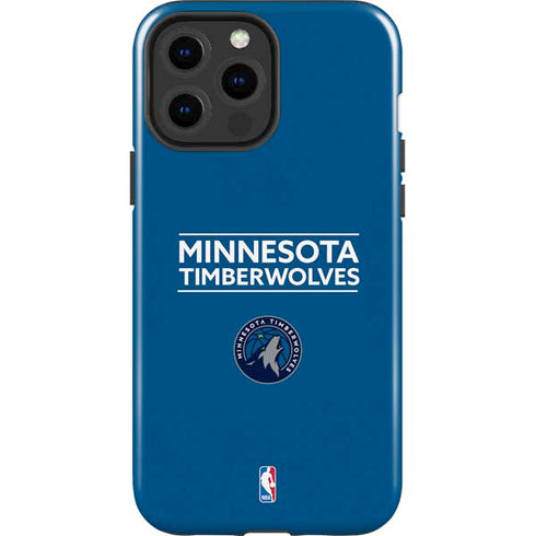 NBA Minnesota Timberwolves Standard - Blue iPhone 15 Pro Max Impact Case