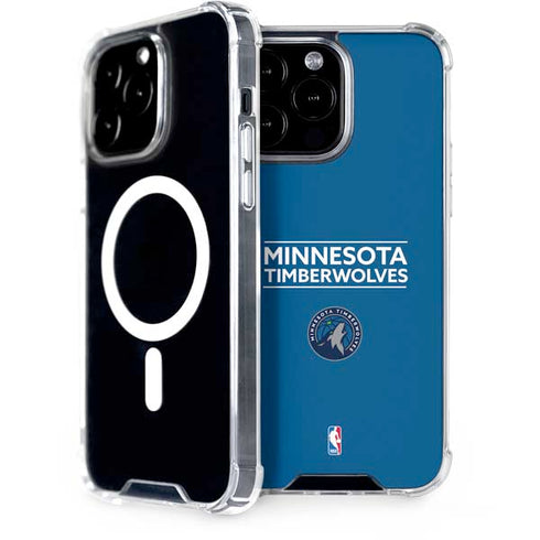 NBA Minnesota Timberwolves Standard - Blue iPhone 15 Pro Max MagSafe Case