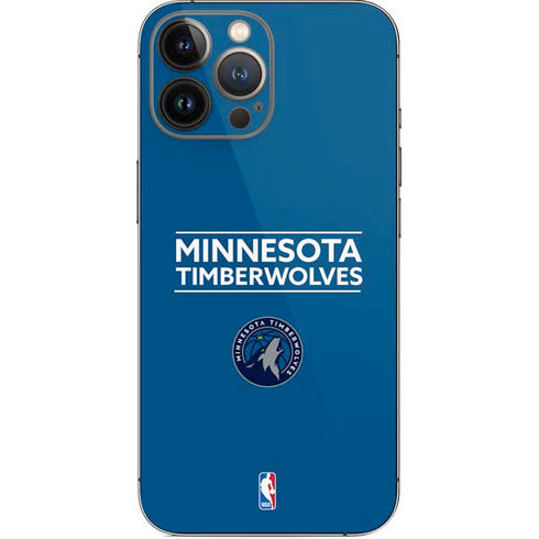 NBA Minnesota Timberwolves Standard - Blue iPhone 14 Pro Max Skin