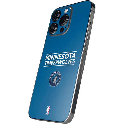 NBA Minnesota Timberwolves Standard - Blue iPhone 14 Pro Max Skin