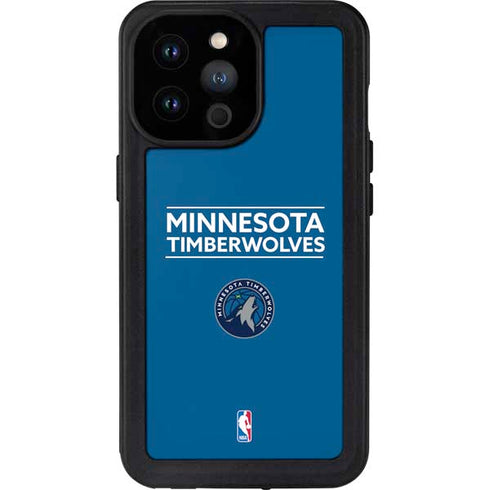 NBA Minnesota Timberwolves Standard - Blue iPhone 14 Pro Max Waterproof Case