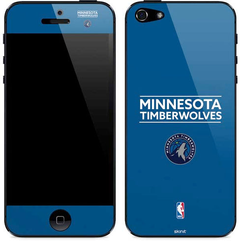 NBA Minnesota Timberwolves Standard - Blue iPhone 5/5s/5SE Skin