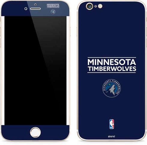 NBA Minnesota Timberwolves Standard - Navy Blue iPhone 6/6s Plus Skin