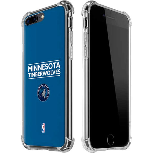 NBA Minnesota Timberwolves Standard - Blue iPhone 7/8 Plus Clear Case