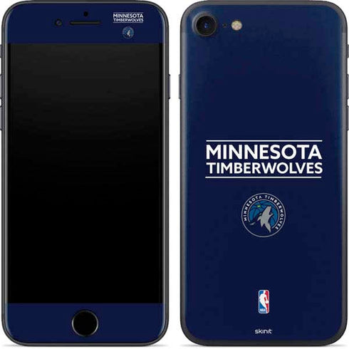 NBA Minnesota Timberwolves Standard - Navy Blue iPhone 7 Skin