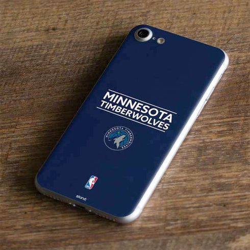 NBA Minnesota Timberwolves Standard - Navy Blue iPhone 7 Skin