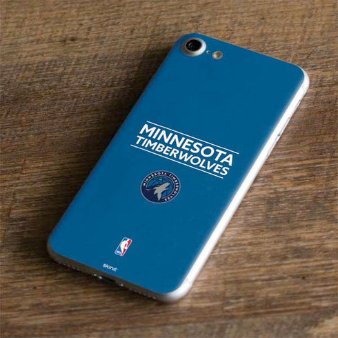 NBA Minnesota Timberwolves Standard - Blue iPhone 7 Skin