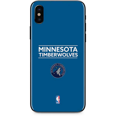 NBA Minnesota Timberwolves Standard - Blue iPhone XS Max Skin