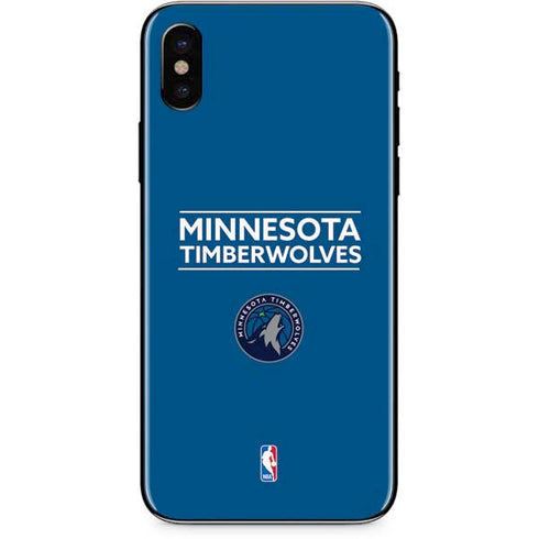 NBA Minnesota Timberwolves Standard - Blue iPhone XS Skin