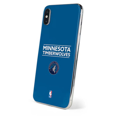 NBA Minnesota Timberwolves Standard - Blue iPhone XS Skin