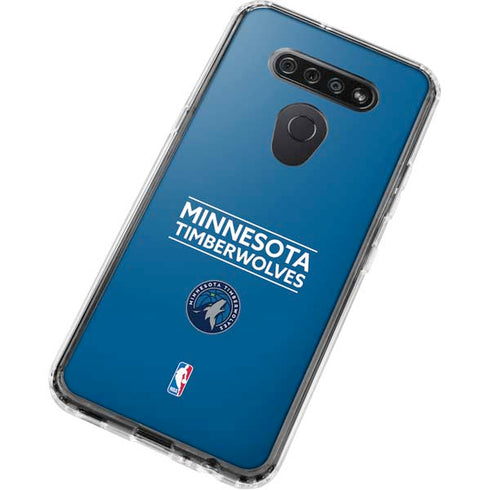 NBA Minnesota Timberwolves Standard - Blue LG K51/Q51 Clear Case
