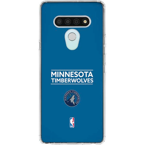 NBA Minnesota Timberwolves Standard - Blue LG Stylo 6 Clear Case