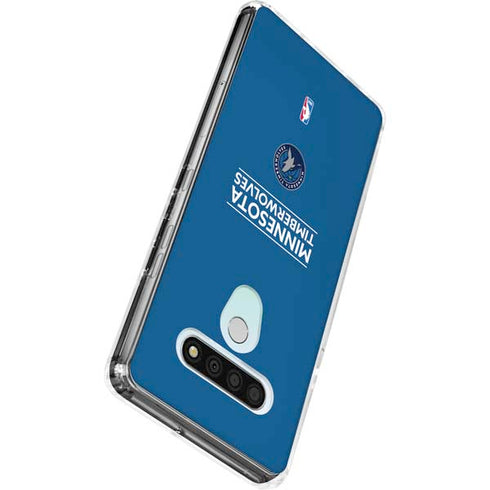 NBA Minnesota Timberwolves Standard - Blue LG Stylo 6 Clear Case