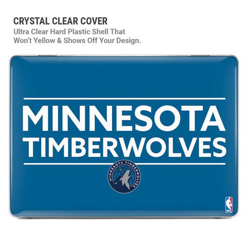 NBA Minnesota Timberwolves Standard - Blue MacBook Pro 16in (2021-25) Case plus Skin