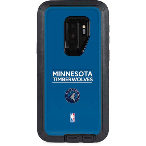 NBA Minnesota Timberwolves Standard - Blue Otterbox Defender Galaxy Skin