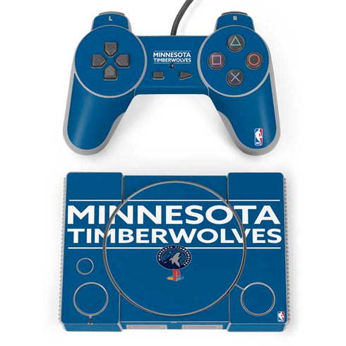 NBA Minnesota Timberwolves Standard - Blue PlayStation Classic Bundle Skin