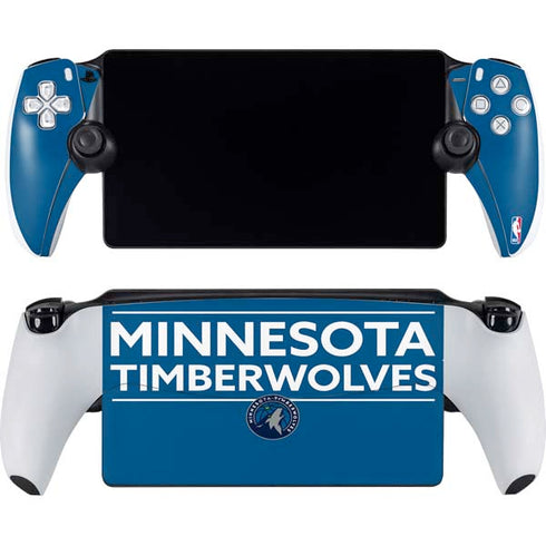 NBA Minnesota Timberwolves Standard - Blue PlayStation Portal Remote Player Skin