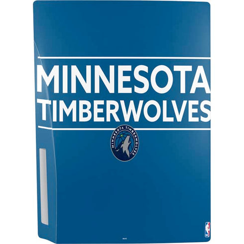 NBA Minnesota Timberwolves Standard - Blue PS5 Console Skin