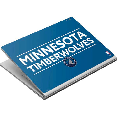 NBA Minnesota Timberwolves Standard - Blue Surface Book Skin