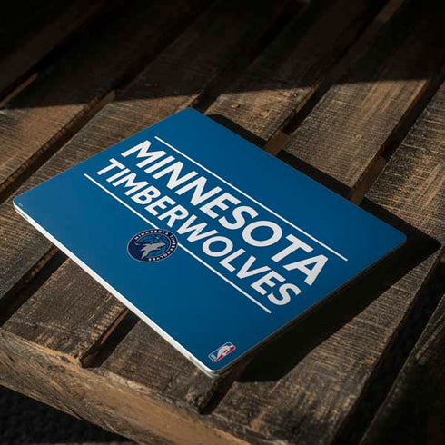 NBA Minnesota Timberwolves Standard - Blue Surface Laptop 2 Skin