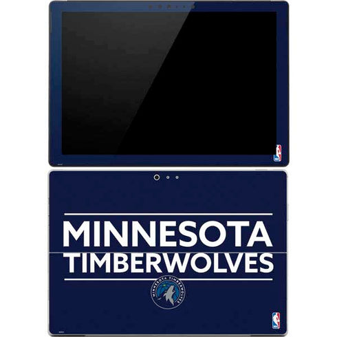 NBA Minnesota Timberwolves Standard - Navy Blue Surface Pro 4 Skin