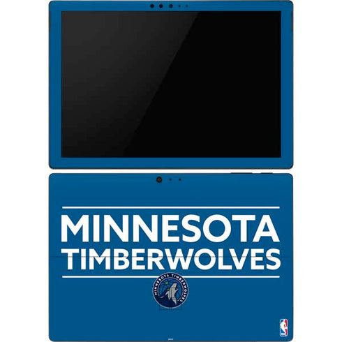 NBA Minnesota Timberwolves Standard - Blue Surface Pro 6 Skin
