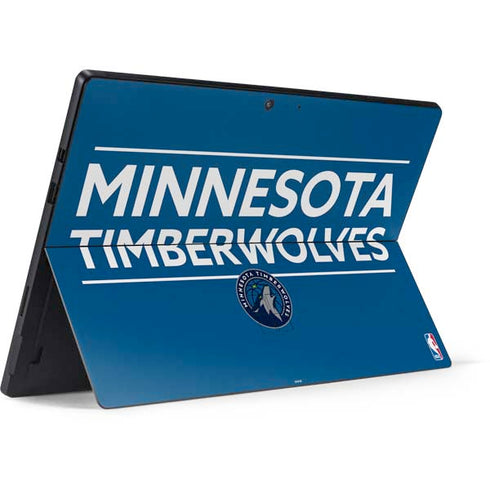 NBA Minnesota Timberwolves Standard - Blue Surface Pro 7 Skin