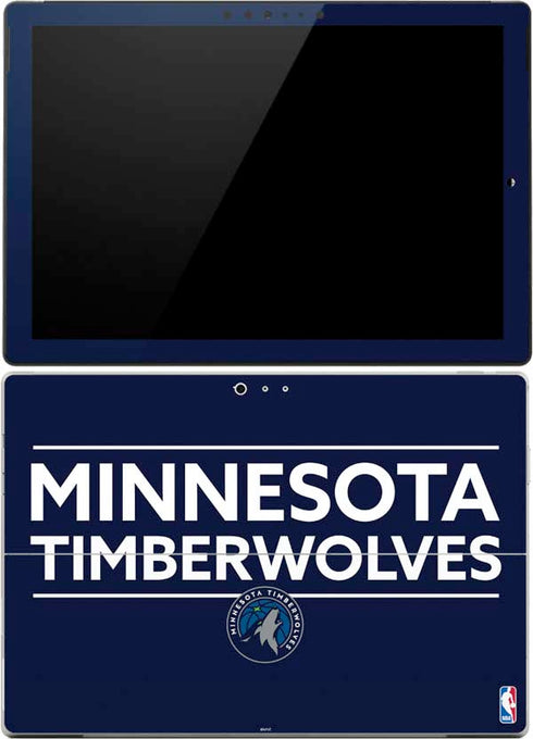 NBA Minnesota Timberwolves Standard - Navy Blue Surface Pro (2017) Skin
