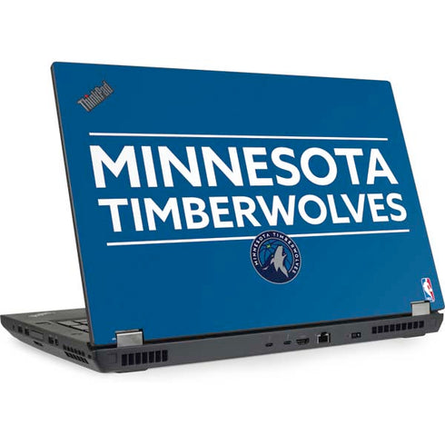 NBA Minnesota Timberwolves Standard - Blue Lenovo ThinkPad Skin