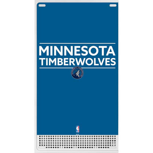 NBA Minnesota Timberwolves Standard - Blue Xbox Series S Console Skin