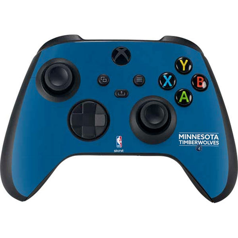 NBA Minnesota Timberwolves Standard - Blue Xbox Series X Controller Skin