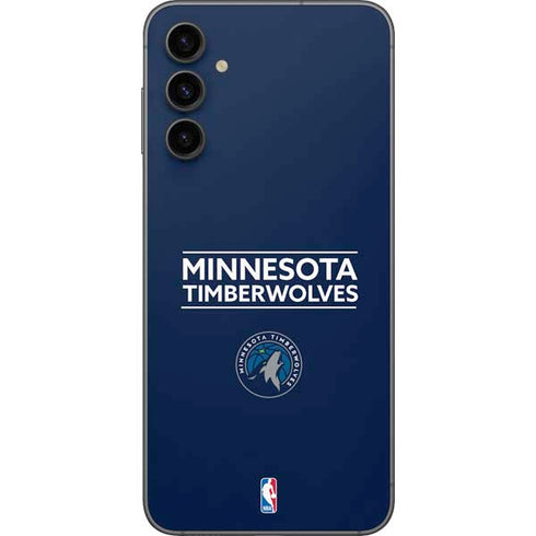 NBA Minnesota Timberwolves Standard - Navy Blue Galaxy A14 5G Skin