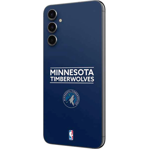 NBA Minnesota Timberwolves Standard - Navy Blue Galaxy A14 5G Skin