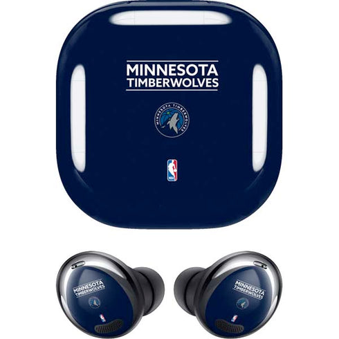 NBA Minnesota Timberwolves Standard - Navy Blue Galaxy Buds Pro Skin