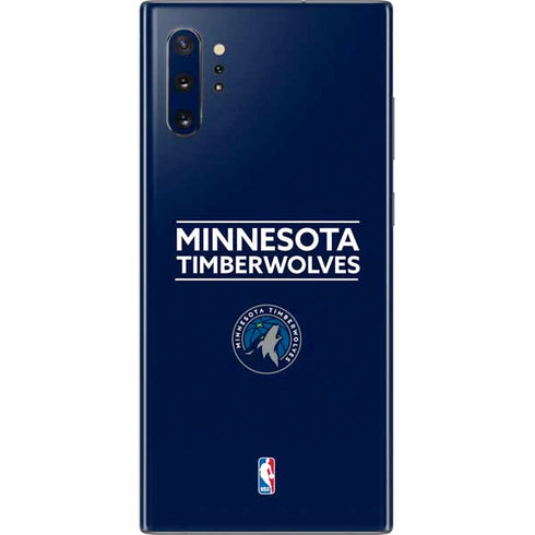 NBA Minnesota Timberwolves Standard - Navy Blue Galaxy Note 10 Plus Skin