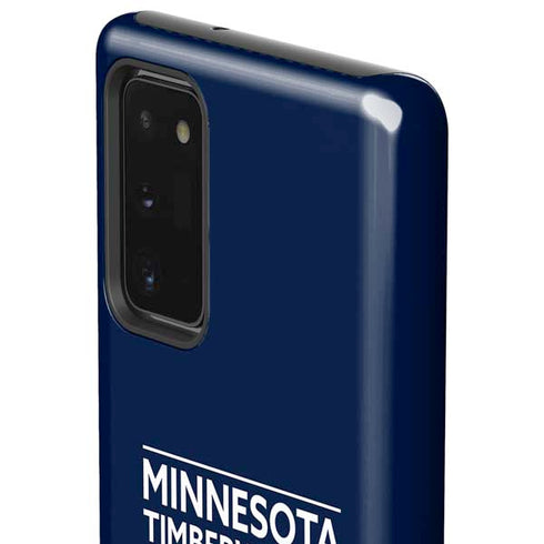 NBA Minnesota Timberwolves Standard - Navy Blue Galaxy Note20 5G Pro Case