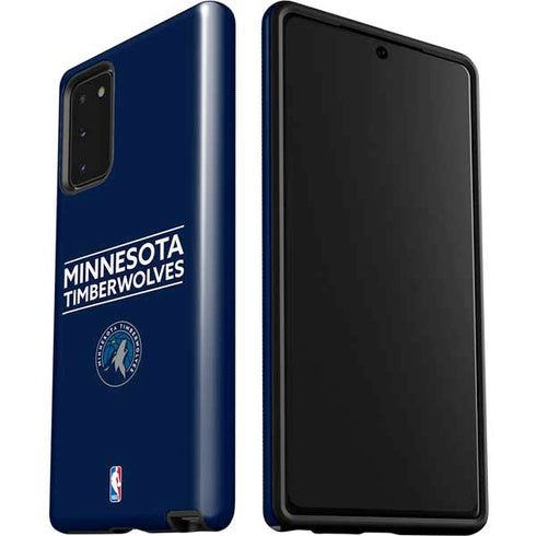 NBA Minnesota Timberwolves Standard - Navy Blue Galaxy Note20 5G Pro Case